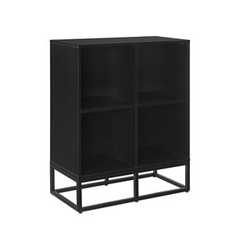 Crosley Furniture Enzo 4-Cube Record Player Stand with Vinyl Storage