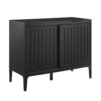 Crosley Furniture Asher Large Record Player Cabinet With Vinyl Storage