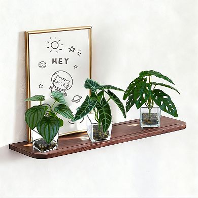 3-Pack 3.1IN Artificial Mini Potted Plants, Mixed Green