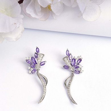 Floral Stem Earrings
