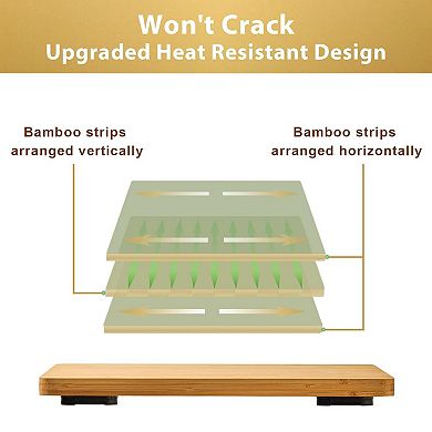 Breville Compatible Cutting Board with Silicone Feet, Protects Cabinets & Adds Storage