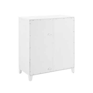 Crosley Furniture Roarke Stackable Glass Door Kitchen Pantry Cabinet