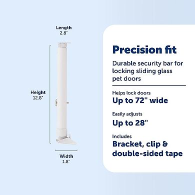 Sliding Glass Door Pet Safety Bar