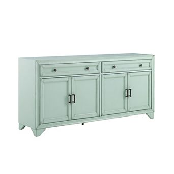 Crosley Furniture Tara Sideboard with Storage Cabinets & Drawers