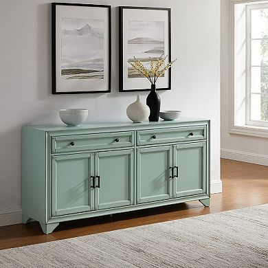 Crosley Furniture Tara Sideboard with Storage Cabinets & Drawers