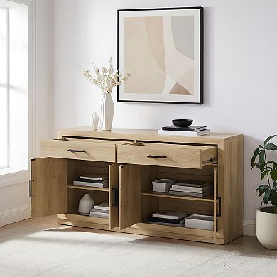 Crosley Furniture Isla Sideboard with Storage & Drawers
