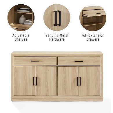 Crosley Furniture Isla Sideboard with Storage & Drawers