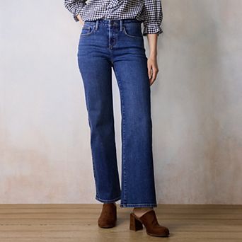 Women's LC Lauren Conrad Mid Rise Wide Leg Jeans