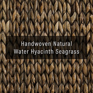 Crosley Furniture Edgewater Handwoven Natural Water Hyacinth Headboard