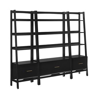 Crosley Furniture Landon 3 pc Etagere Bookcase Set