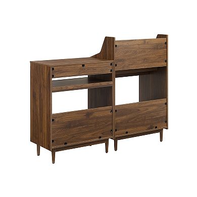 Crosley Furniture Liam 2-Piece Record Player Stand & Vinyl Storage Set