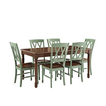 Crosley Furniture Shelby 7 pc Dining Table Set