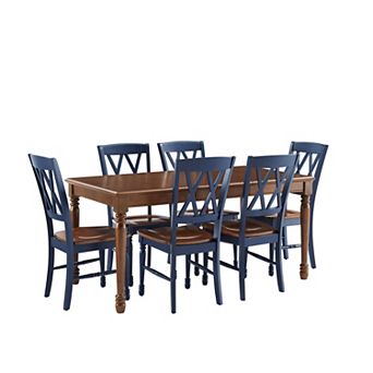 Crosley Furniture Shelby 7 pc Dining Table Set