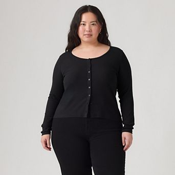 Plus Size Levi's® Austen Button-Up Long-Sleeve Top