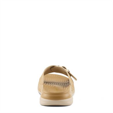 Flexus by Spring Step Brewer Women's Cushioned Flat Slide Sandals