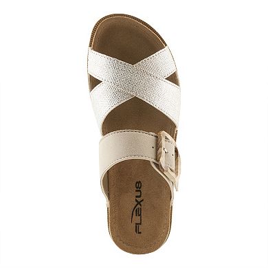 Flexus by Spring Step Women's Cushioned Wedge Sandals