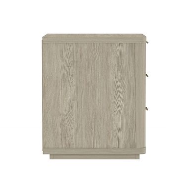 MANHATTAN COMFORT Evelyn 20-Inch Modern 3-Drawer Nightstand