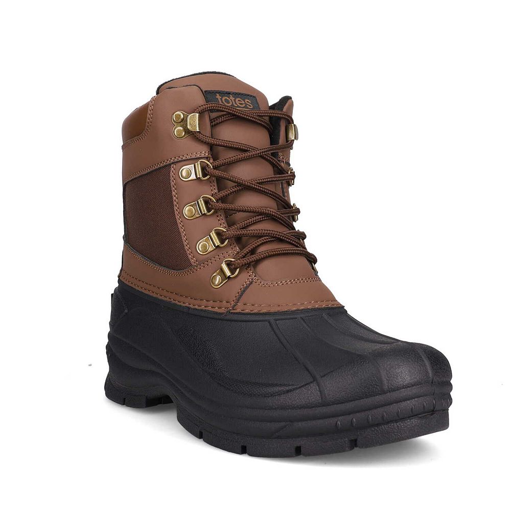 totes Carroway Men's Lace-Up Winter Boots