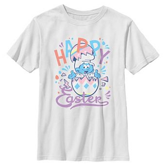 Boys 6-20 Baby Smurf Happy Easter Graphic Tee