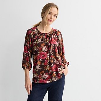 Petite Croft & Barrow® Raglan Top