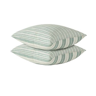 Palm Aire Cassia 2-Piece Stripe Decorative Pillow Set