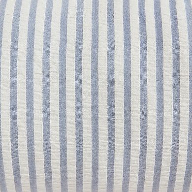 Palm Aire Blue Medley Bolster Decorative Pillow