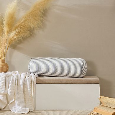 Palm Aire Blue Medley Bolster Decorative Pillow