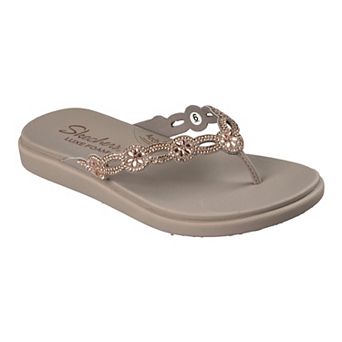 Skechers® Meditation Luxe Women's Cushioned Thong Sandals
