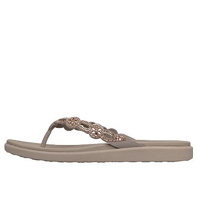 Skechers® Meditation Luxe Women's Cushioned Thong Sandals