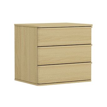MANHATTAN COMFORT Molly 26-Inch Modern 3-Drawer Nightstand