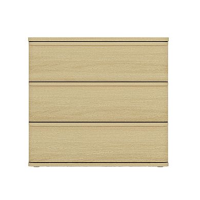 MANHATTAN COMFORT Molly 26-Inch Modern 3-Drawer Nightstand
