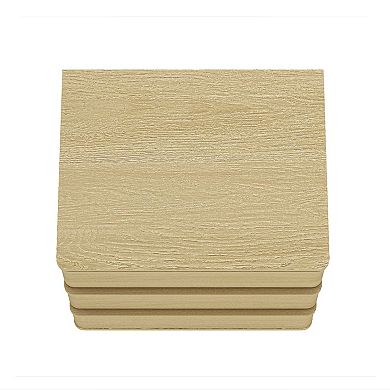 MANHATTAN COMFORT Molly 26-Inch Modern 3-Drawer Nightstand