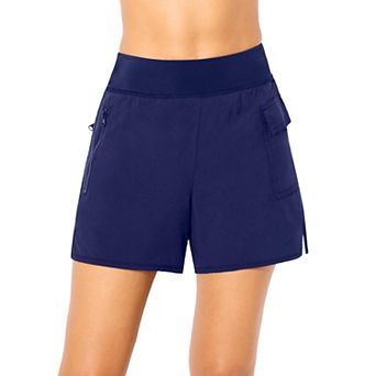Swimsuits for All Women's Lightweight Quick-Dry Cargo Swim Short