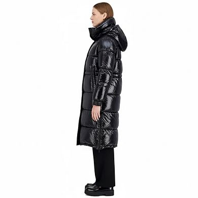 Michael Kors Women's Shiny Anorak Puffer Winter Coat