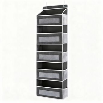 Over The Door 5 Shelf Storage Organizer, 44LB Load, 10 Pockets, Easy Access