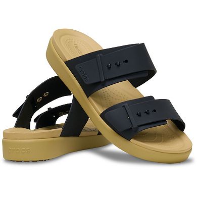 Crocs Brooklyn Buckle Low Low Women's Slip-On Sandals