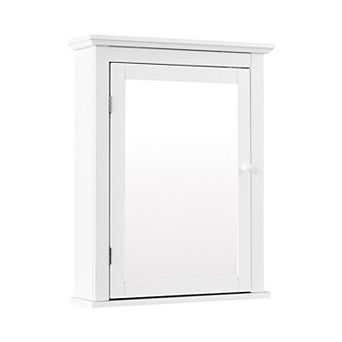 Wall Mounted Bathroom Storage Mirror Medicine Cabinet