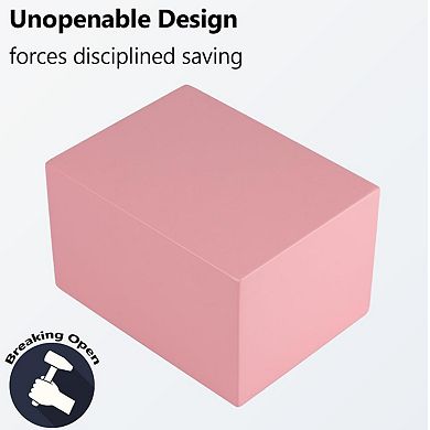 Unbreakable Adult Piggy Bank Cash Saving Container