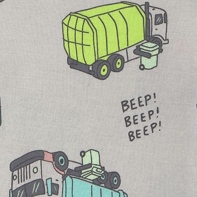 Toddler Boy Carter’s 4-Piece Snug Fit Pajama Top & Pajama Bottoms Set