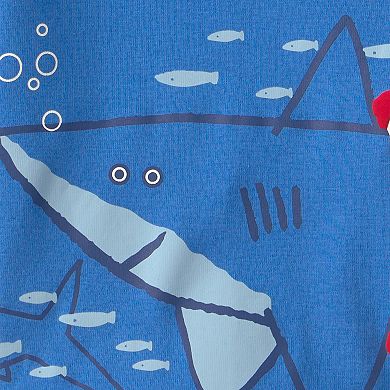 Toddler Boy Carter’s 4-Piece Snug Fit Pajama Top & Pajama Bottoms Set