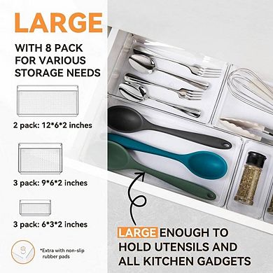 8-Piece Drawer Insert For Kitchen