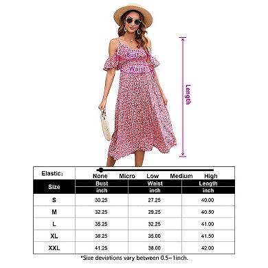Women Maternity Dress Midi Flowy Flutter Sleeve with Tie Straps Dress