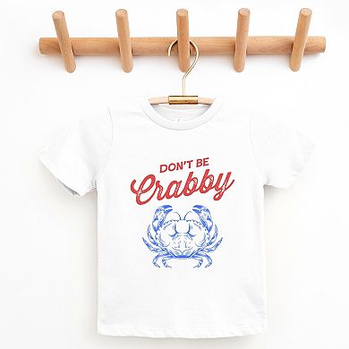 Don't Be Crabby Sketched - Youth Short Sleeve Graphic T-Shirt