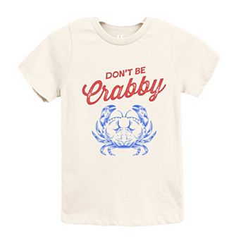 Don't Be Crabby Sketched - Youth Short Sleeve Graphic T-Shirt