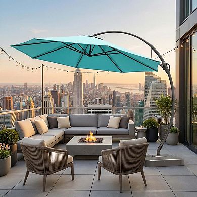 12ft Premium Cantilever Umbrella for Spacious Outdoor Living