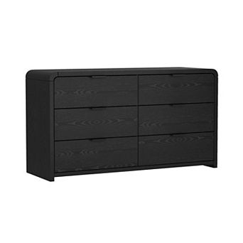 MANHATTAN COMFORT Grace Modern 6-Drawer Double Dresser