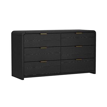 MANHATTAN COMFORT Grace Modern 6-Drawer Double Dresser