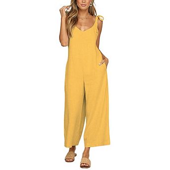 Women Jumpsuits Casual Summer Outfits Rompers Comfy Beach Vacation Trendy Overalls Jumpers