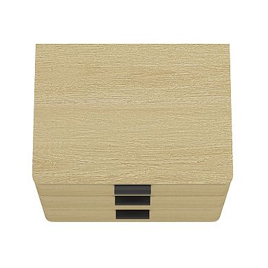MANHATTAN COMFORT Payton 26-Inch Modern 3-Drawer Nightstand