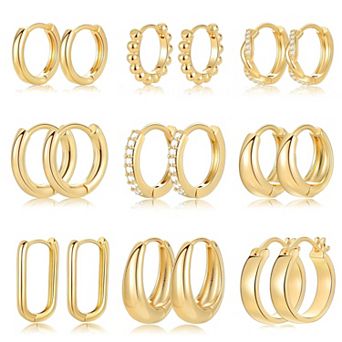 Thick Mini Hoop Earrings